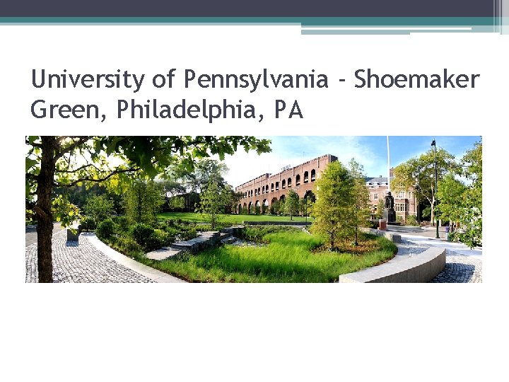 Stormwater Management Stormwater Amenity John A Miller P