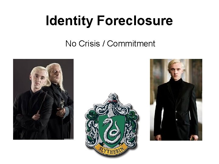 Identity Foreclosure No Crisis / Commitment 