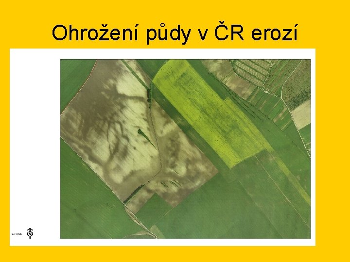 Ohrožení půdy v ČR erozí 