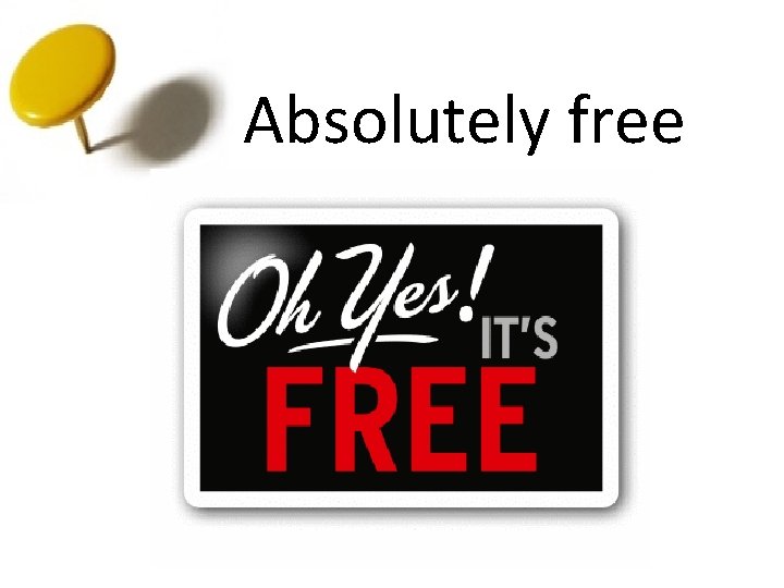 Absolutely free 