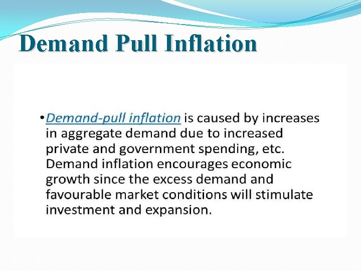 Demand Pull Inflation 