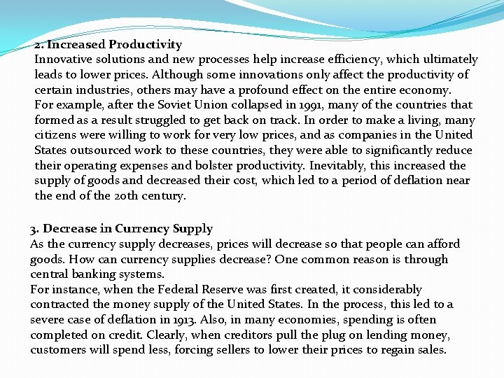 2. Increased Productivity Innovative solutions and new processes help increase efficiency, which ultimately leads