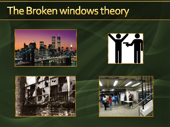 The Broken windows theory 