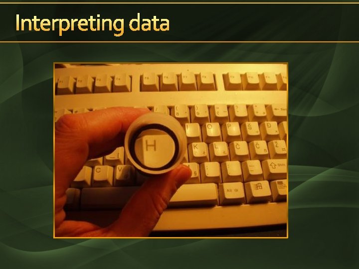 Interpreting data 