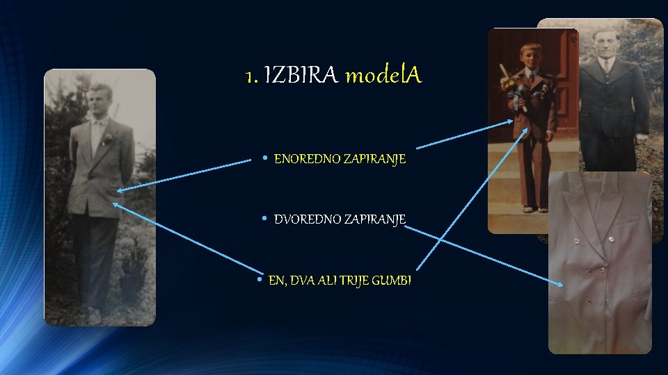 1. IZBIRA model. A • ENOREDNO ZAPIRANJE • DVOREDNO ZAPIRANJE • EN, DVA ALI