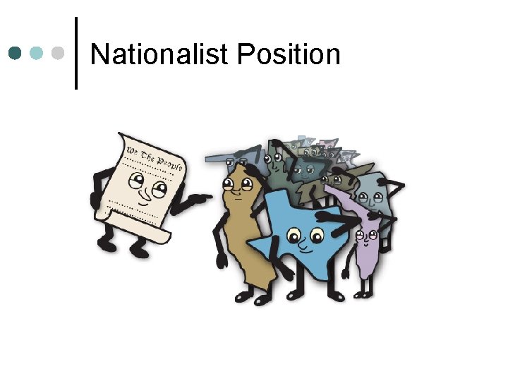 Nationalist Position Nationalist Position