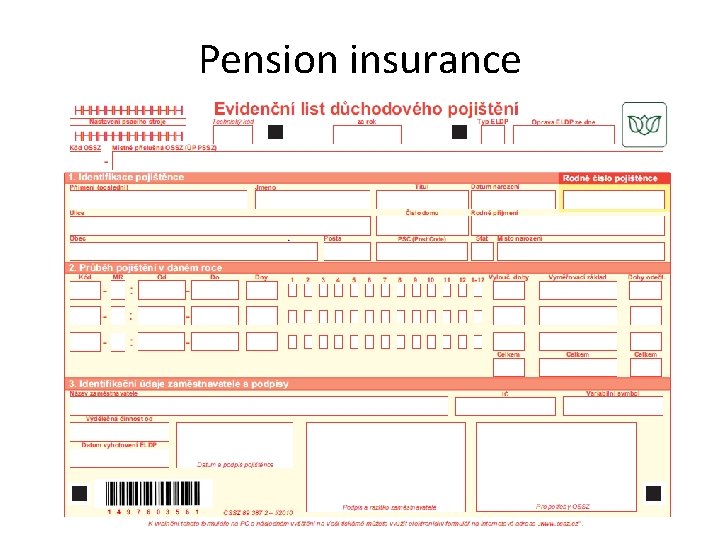 Pension insurance 