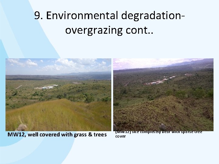 9. Environmental degradationovergrazing cont. . Taken on 14 th 2. 2013 - Menengai near