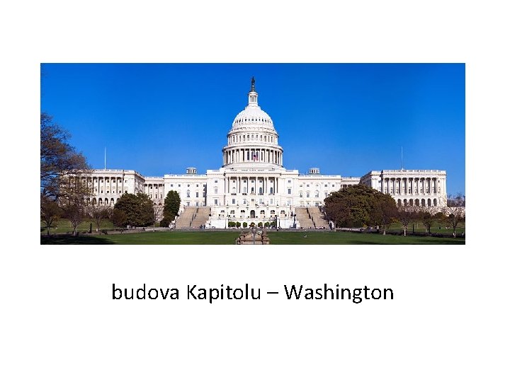 budova Kapitolu – Washington 