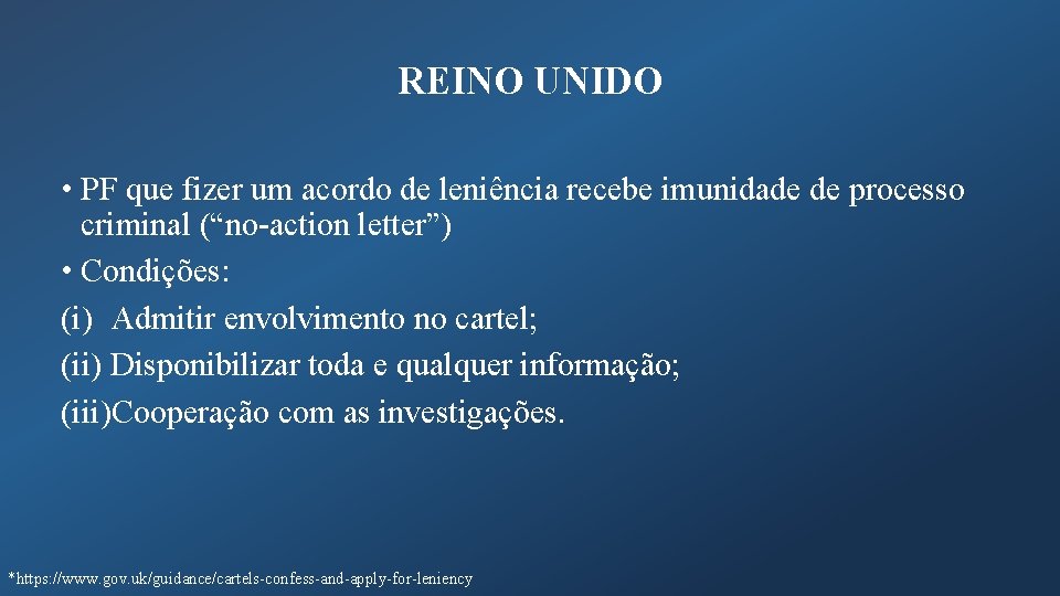 REINO UNIDO • PF que fizer um acordo de leniência recebe imunidade de processo