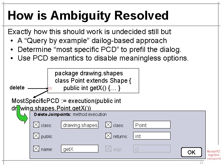 How is Ambiguity Resolved Exactly how this should work is undecided still but •