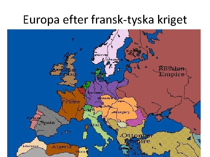 Europa efter fransk-tyska kriget 