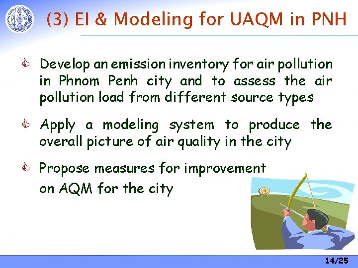 (3) EI & Modeling for UAQM in PNH C Develop an emission inventory for (3) EI & Modeling for UAQM in PNH C Develop an emission inventory for