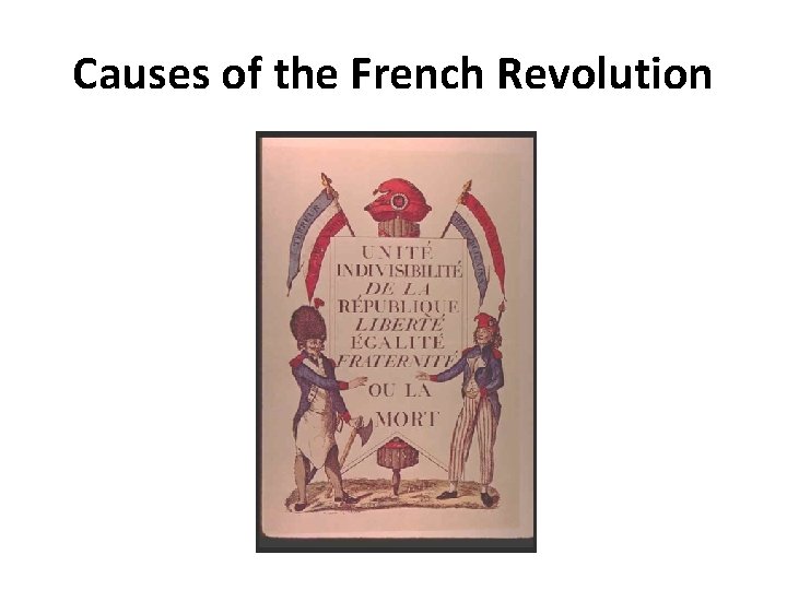 Causes of the French Revolution 