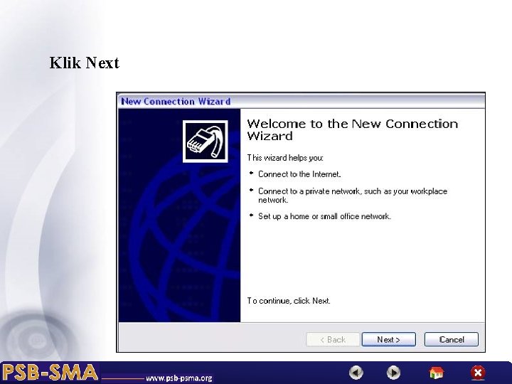 Klik Next 