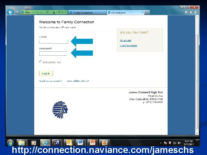 http: //connection. naviance. com/jameschs 