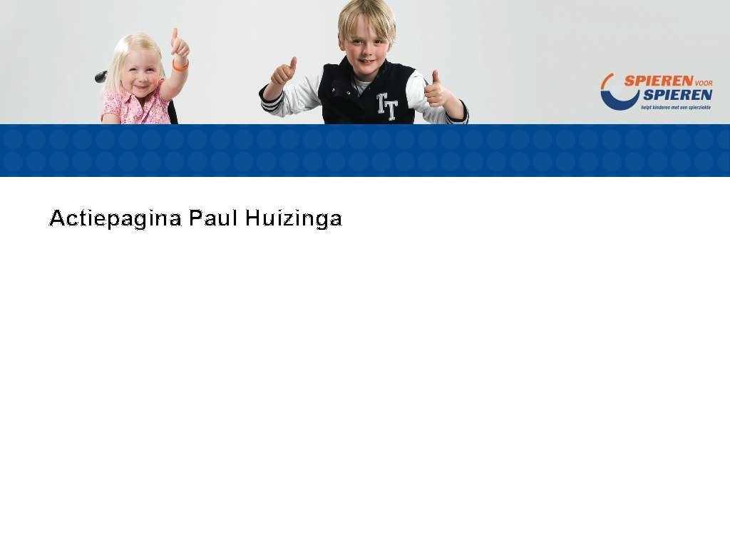Actiepagina Paul Huizinga 