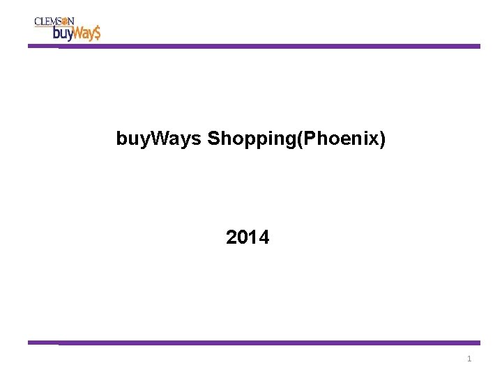 buy. Ways Shopping(Phoenix) 2014 1 