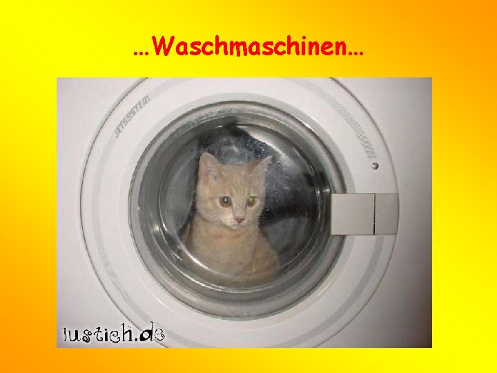 …Waschmaschinen… 