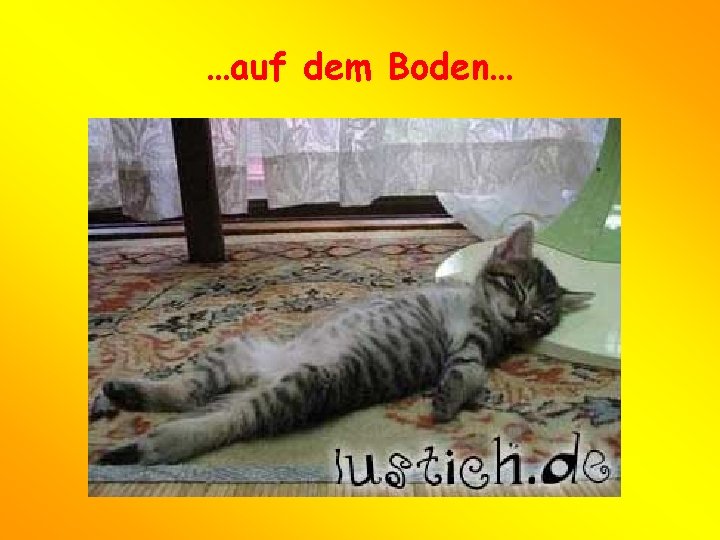 …auf dem Boden… 
