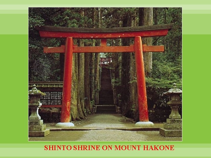 SHINTO SHRINE ON MOUNT HAKONE 