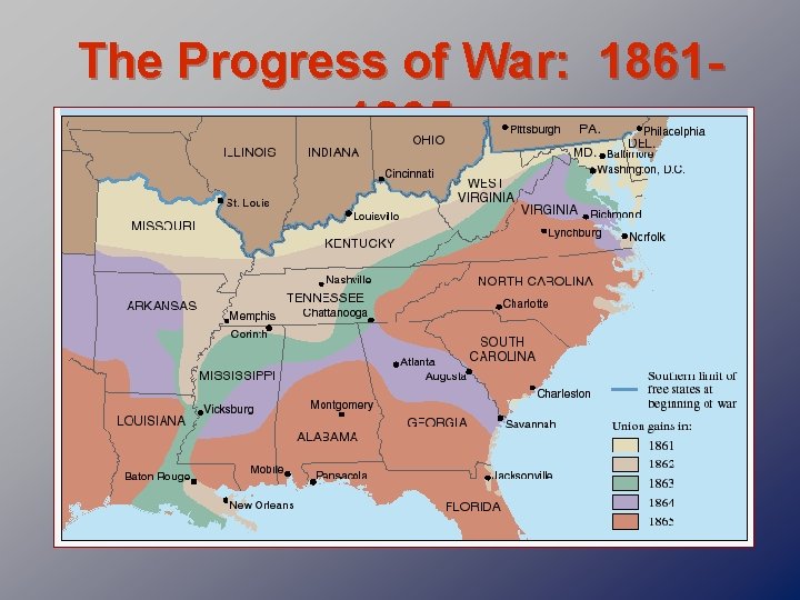 The Progress of War: 18611865 