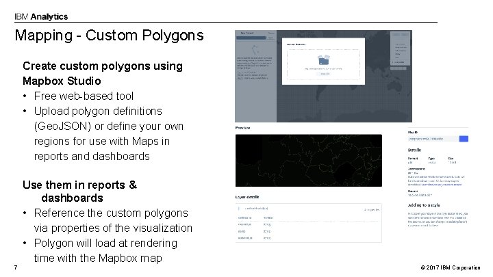 Mapping - Custom Polygons Create custom polygons using Mapbox Studio • Free web-based tool