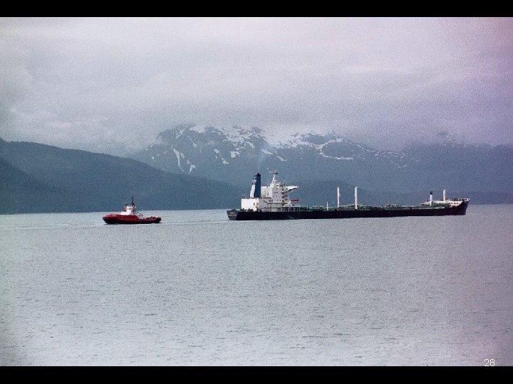Tanker tied to tug 28 Tanker tied to tug 28