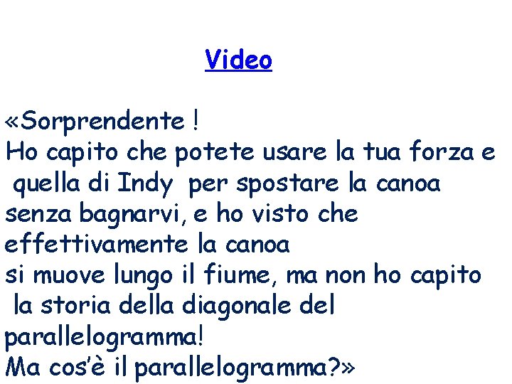 Video «Sorprendente ! Ho capito che potete usare la tua forza e quella di