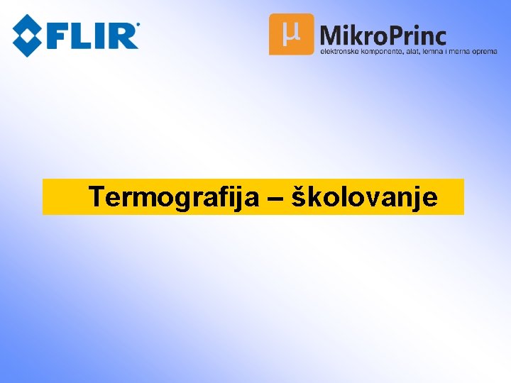 Termografija – školovanje 