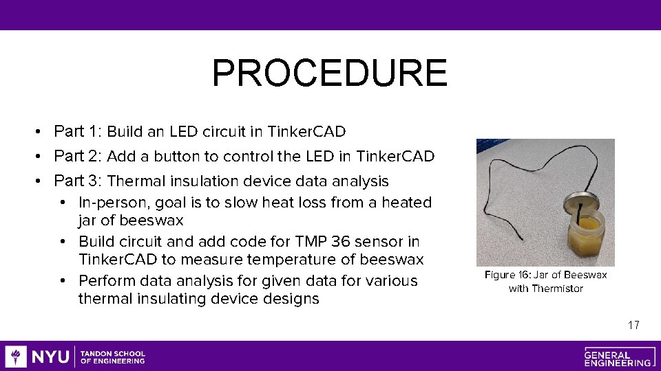 PROCEDURE • Part 1: Build an LED circuit in Tinker. CAD • Part 2: