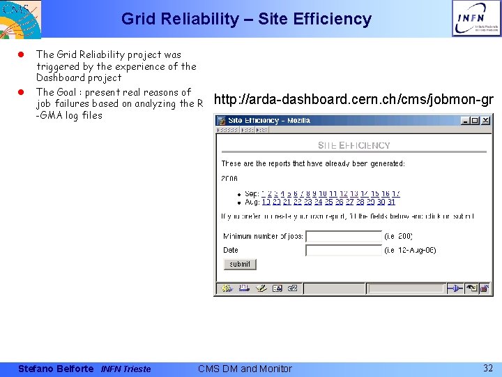 Grid Reliability – Site Efficiency l l The Grid Reliability project was triggered by