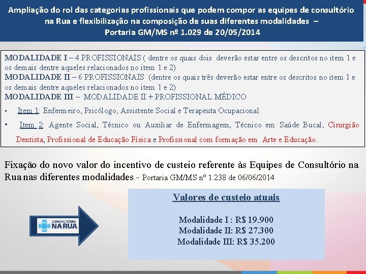 Ampliação do rol das categorias profissionais que podem compor as equipes de consultório na