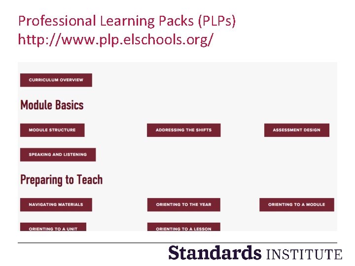 Professional Learning Packs (PLPs) http: //www. plp. elschools. org/ 26 