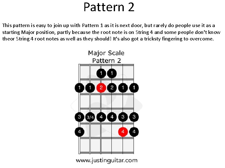 Pattern 2 This pattern is easy to join up with Pattern 1 as it