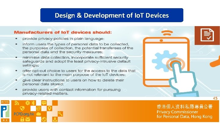 Design & Development of Io. T Devices 45 