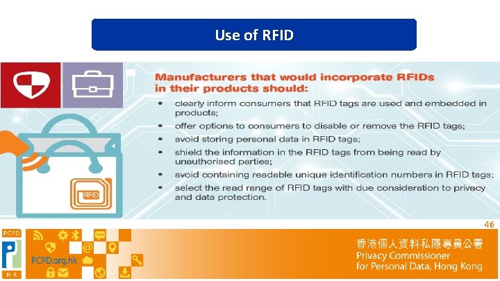 Use of RFID 46 