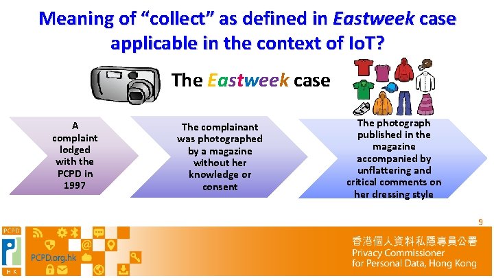 Meaning of “collect” as defined in Eastweek case applicable in the context of Io.