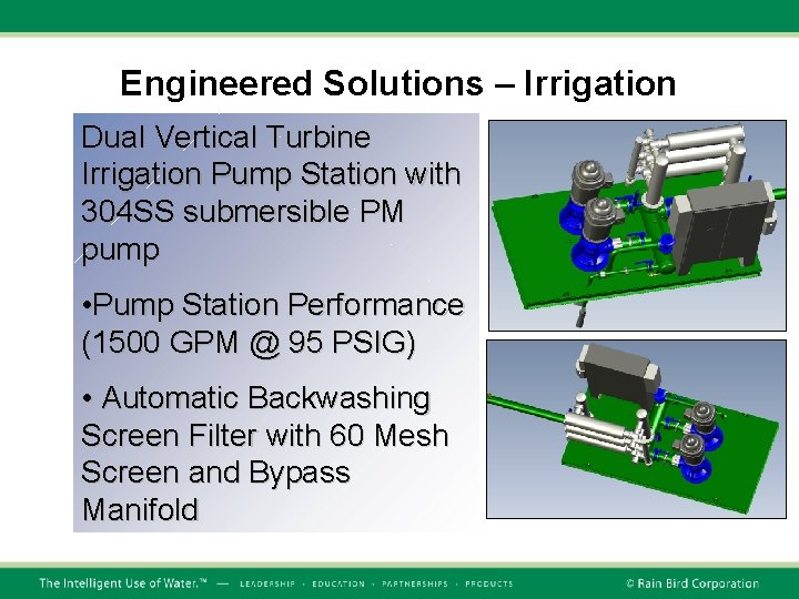 Engineered Solutions – Irrigation Dual Vertical Turbine Irrigation Pump Station with 304 SS submersible Engineered Solutions – Irrigation Dual Vertical Turbine Irrigation Pump Station with 304 SS submersible