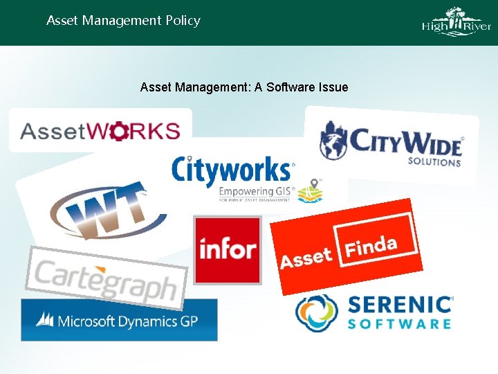 Asset Management Policy Asset Management: A Software Issue 