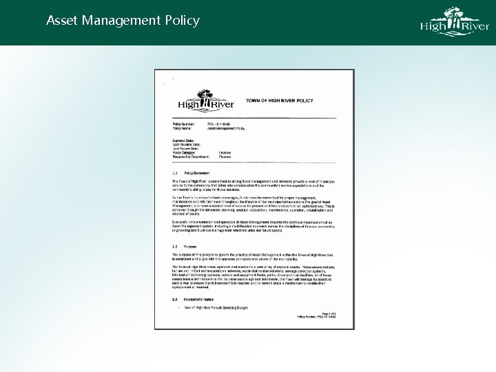 Asset Management Policy 