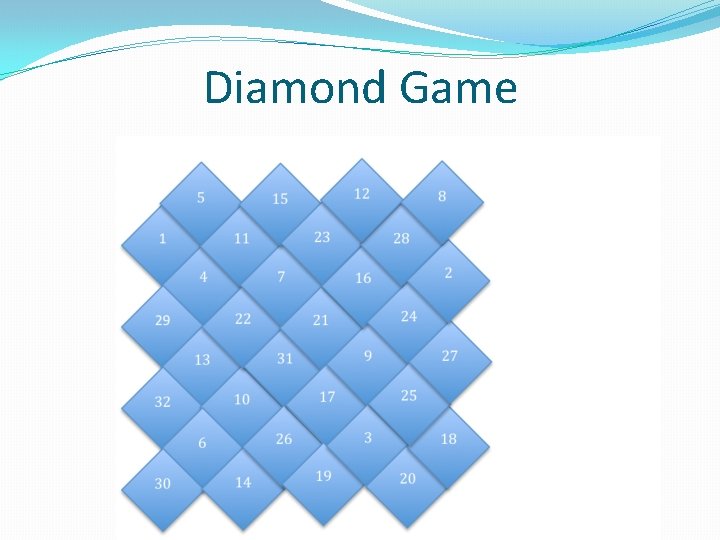 Diamond Game 