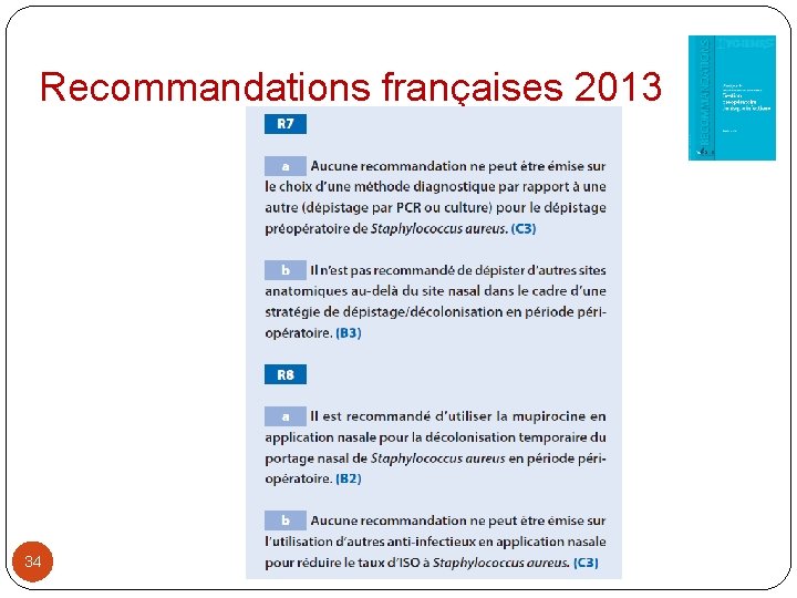 Recommandations françaises 2013 34 