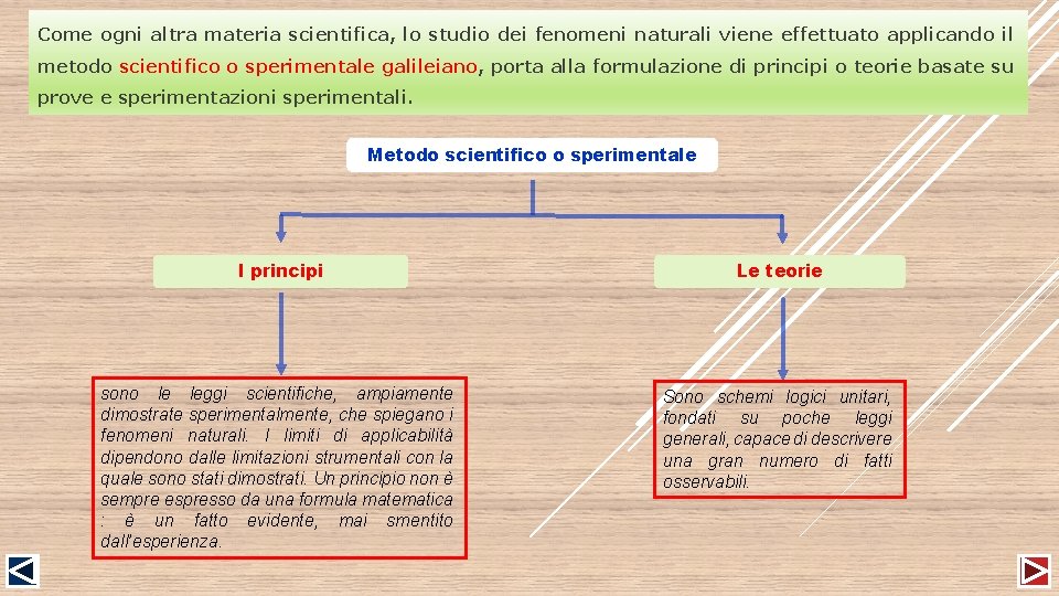 Come ogni altra materia scientifica, lo studio dei fenomeni naturali viene effettuato applicando il