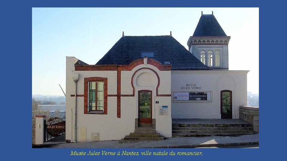 Musée Jules Verne à Nantes, ville natale du romancier. 