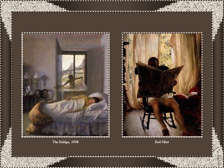 The Bridge, 1950 Red Skirt 