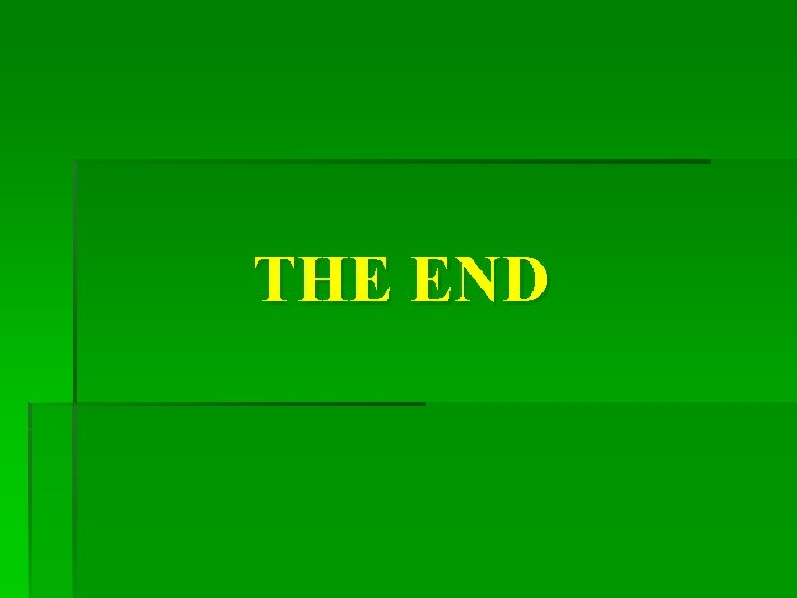 THE END 