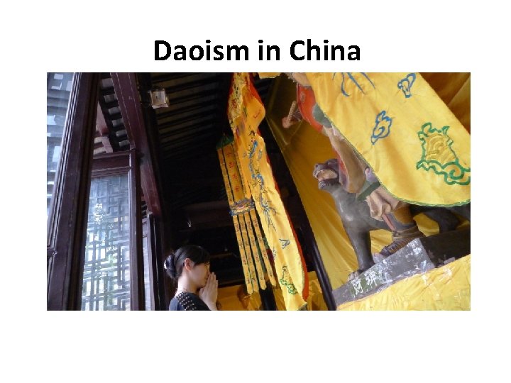 Daoism in China 