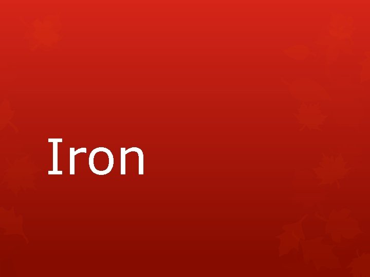 Iron 