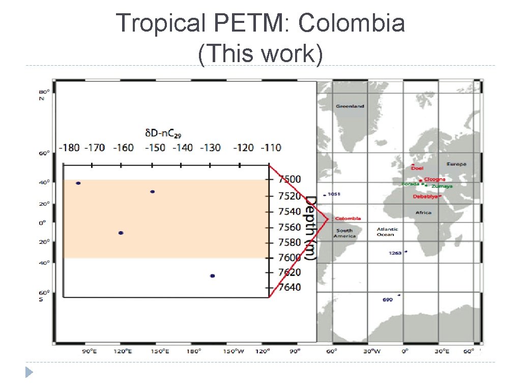 Tropical PETM: Colombia (This work) 